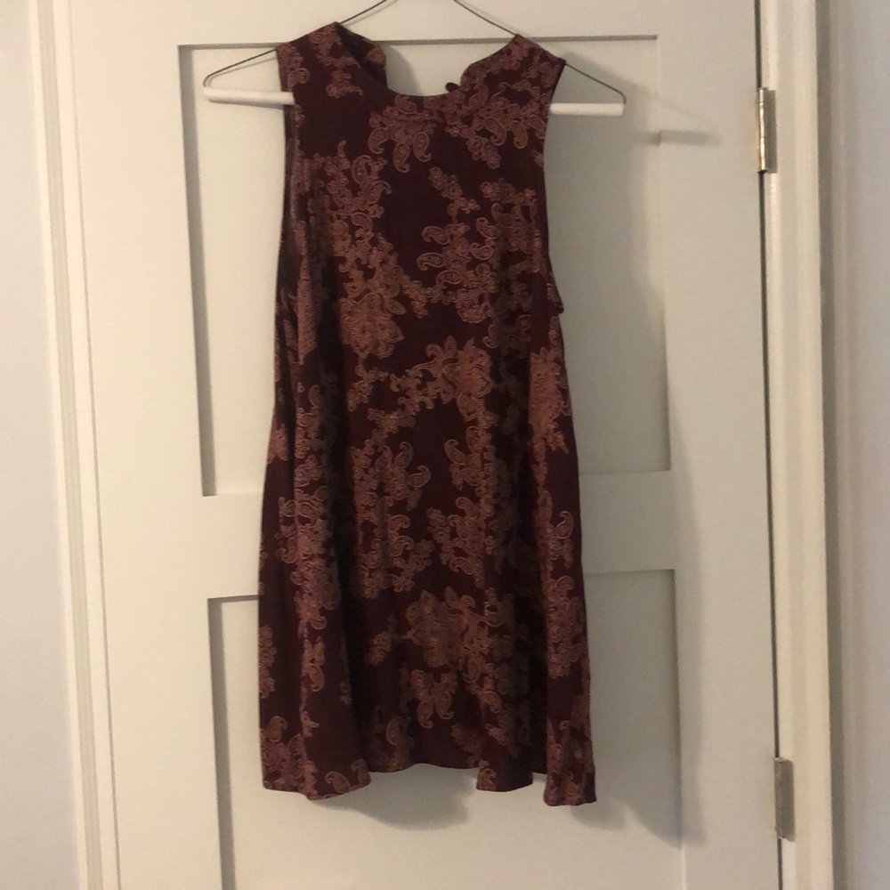 Maroon Dainty Hooligan Dress small